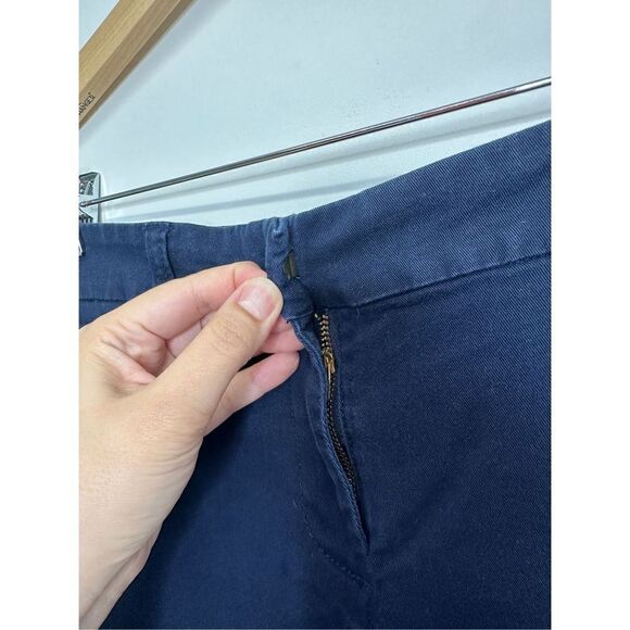 J. Crew Shorts Womens 2 Navy Blue Chino With Pockets - Picture 5 of 7